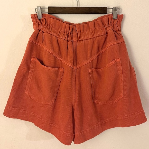 ISABEL MARANT ETOILE Titea Shorts - PAPAYA Size 40 - Picture 5 of 7